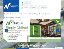 Tablet Screenshot of newtecwindow.com